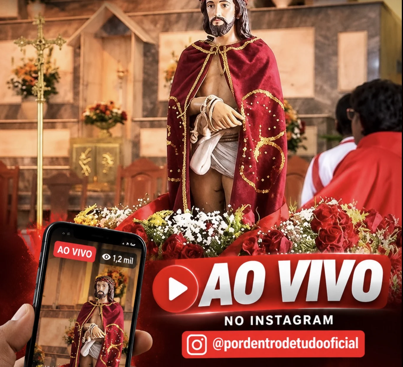 Por Dentro de Tudo transmite ao vivo a Procissão Motorizada