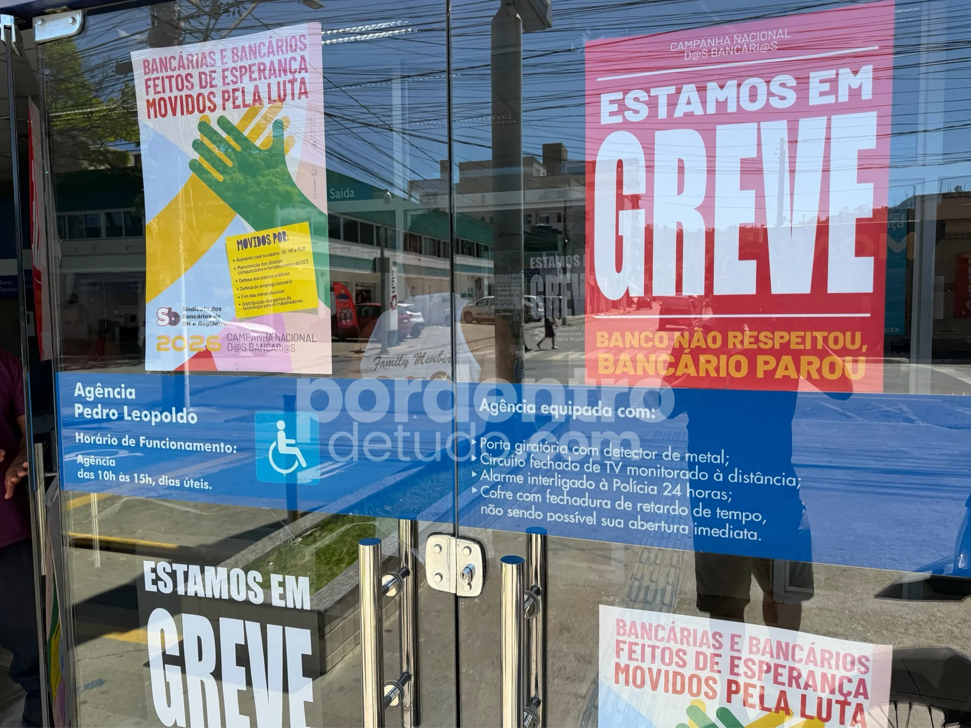 Greve na Caixa continua por tempo indeterminado em Pedro Leopoldo e Matozinhos; veja como ficam os serviços