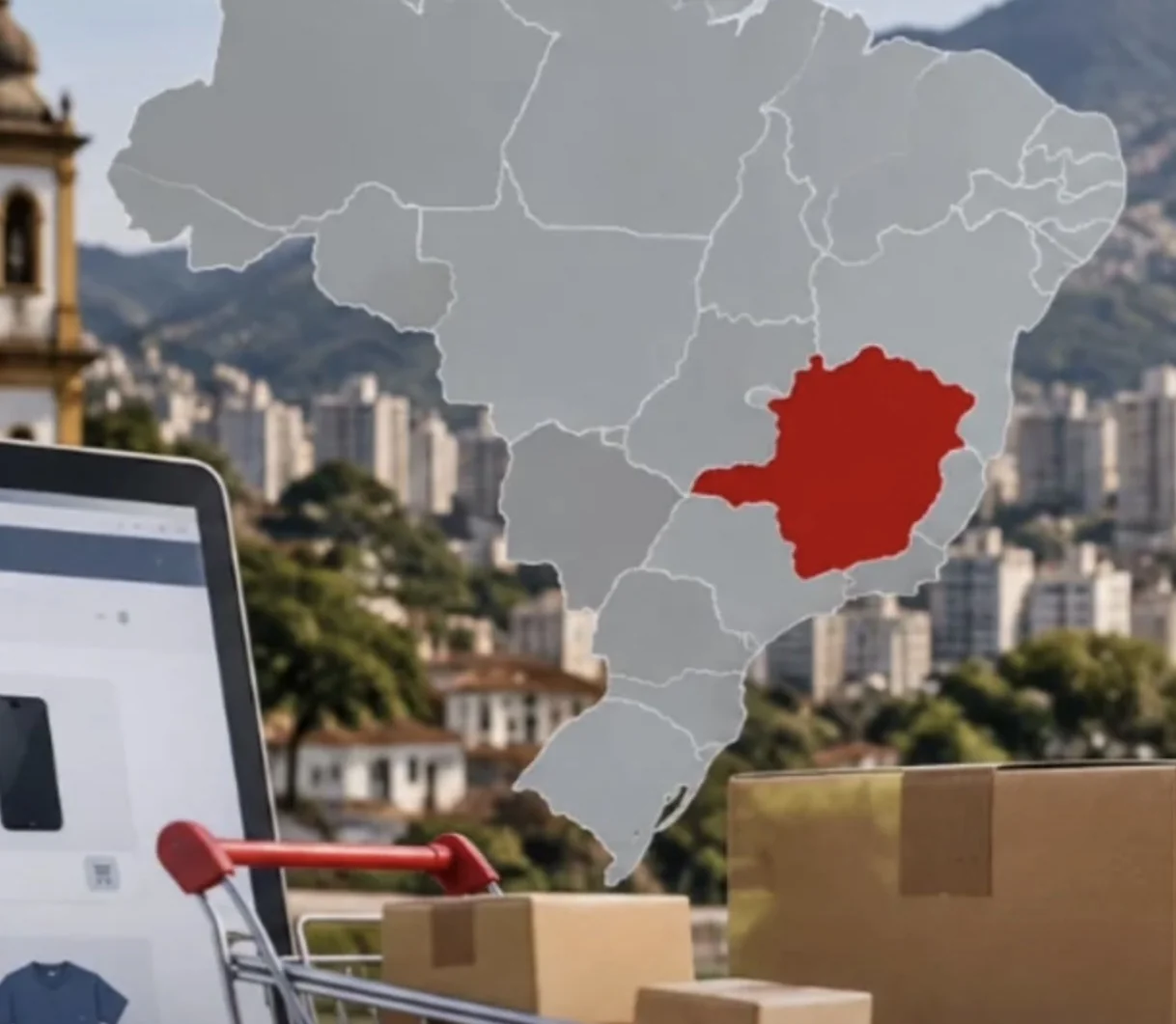 Minas Gerais se destaca em envios de produtos vendidos online no Brasil