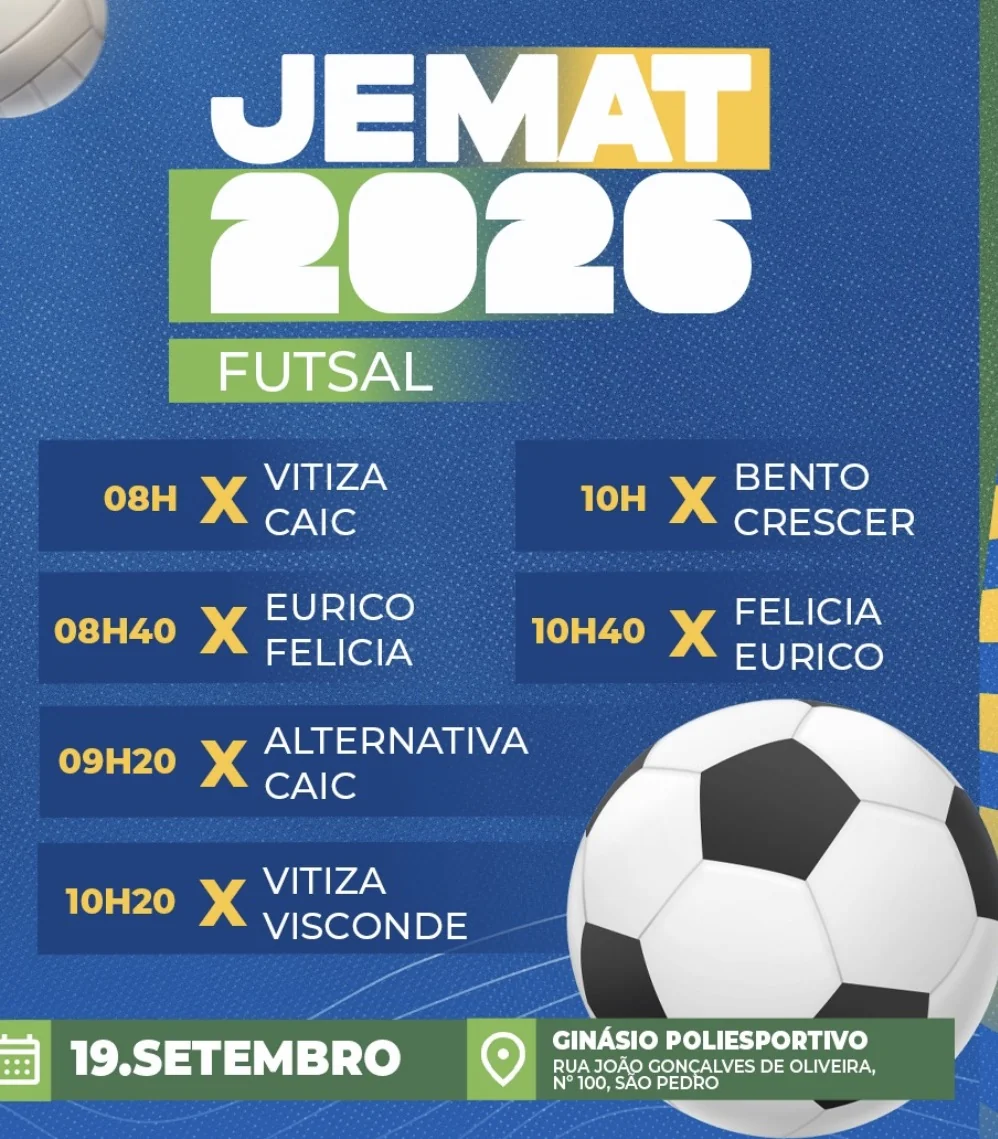 JEMAT 2026 tem nova rodada neste sábado em Matozinhos