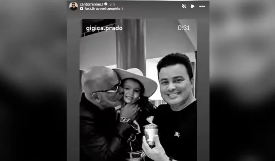 Renner faz primeira publicação após morte de Rick e compartilha homenagem de cantora mirim