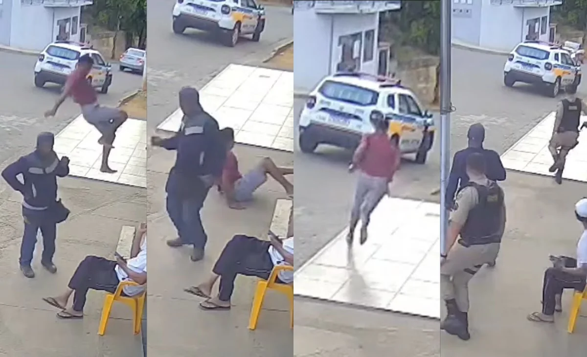 Foragido por latrocínio há 12 anos pula do segundo andar para fugir da PM e acaba preso em MG
