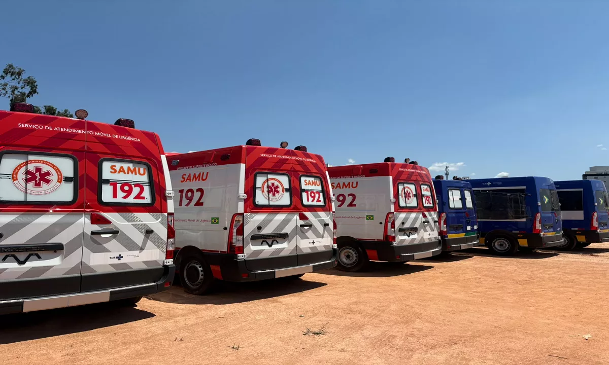 Ministério da Saúde entrega 137 ambulâncias para 49 municípios de Minas Gerais