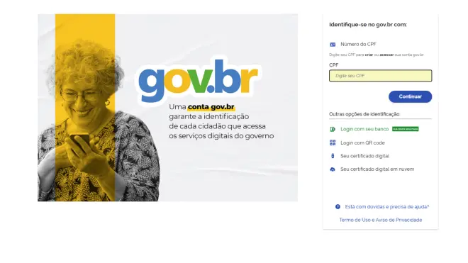 Gov.br fica fora do ar e usuários relatam instabilidade nesta segunda-feira