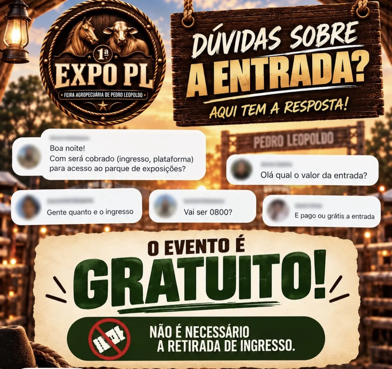 1ª Expo PL terá entrada gratuita e não será necessário retirar ingresso