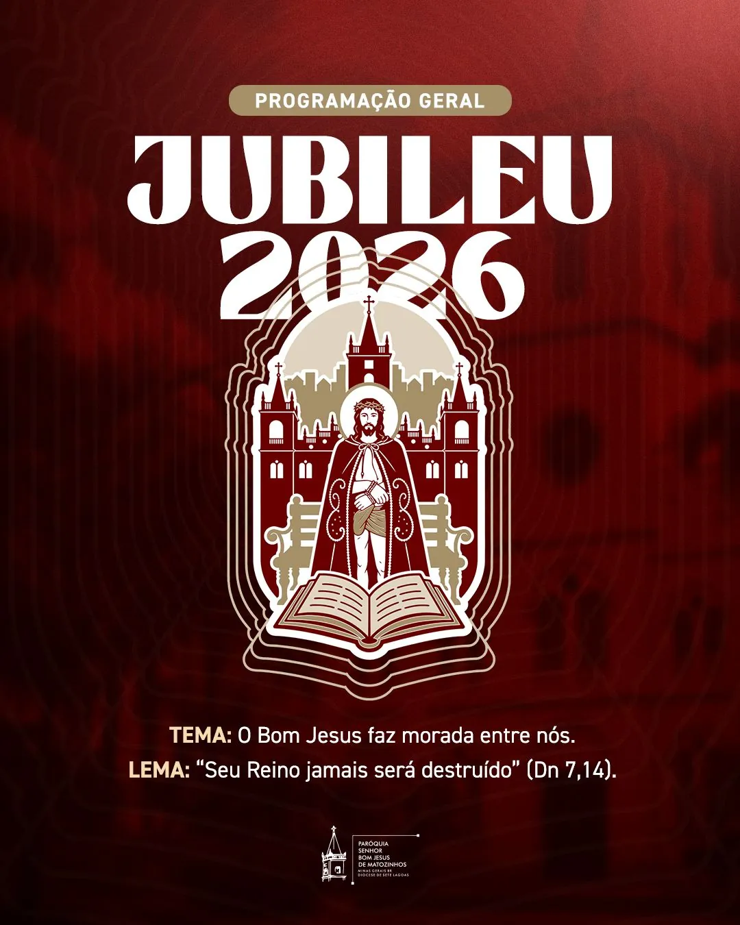 Jubileu 2026 terá programação religiosa e shows em Matozinhos