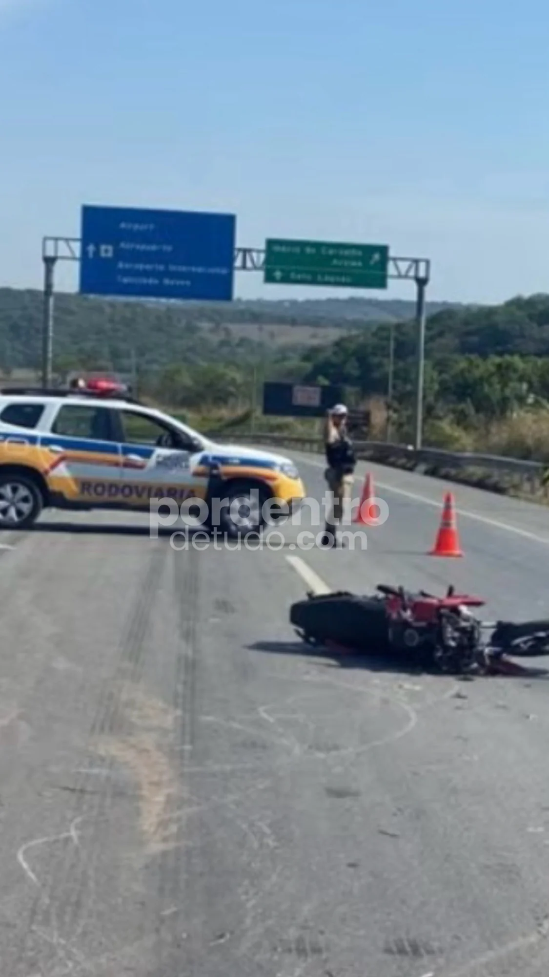 VÍDEO: Acidente com vítima fatal é registrado na MG-424