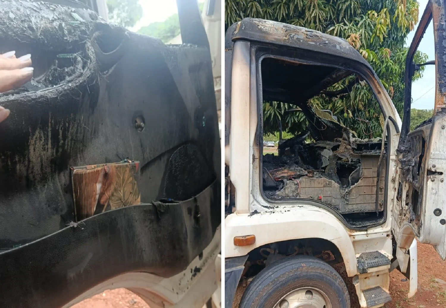 Caminhoneira que encontrou Bíblia intacta em caminhão incendiado decide reformar o veículo