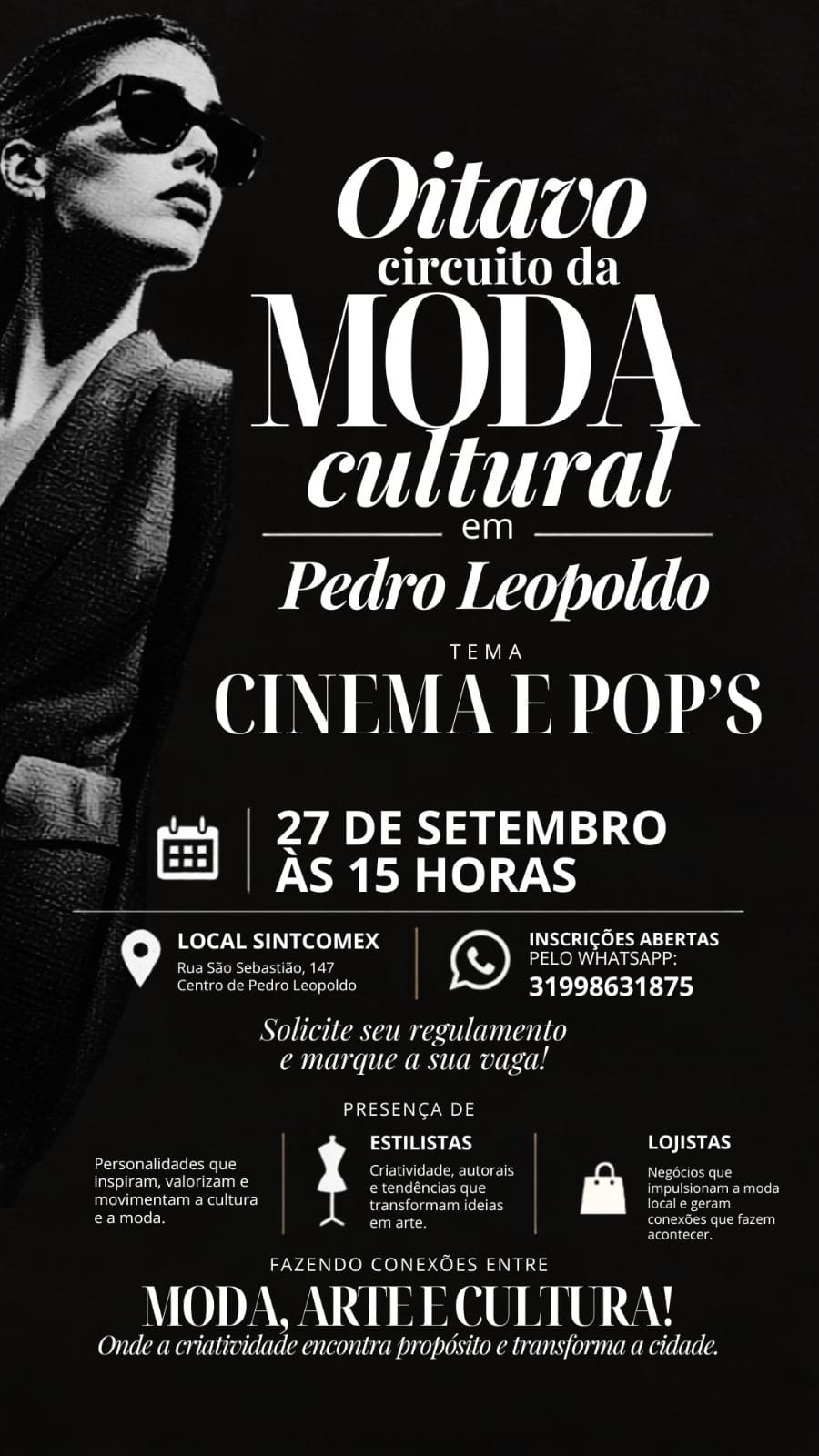 8º Circuito da Moda e Cultura acontece neste sábado em Pedro Leopoldo
