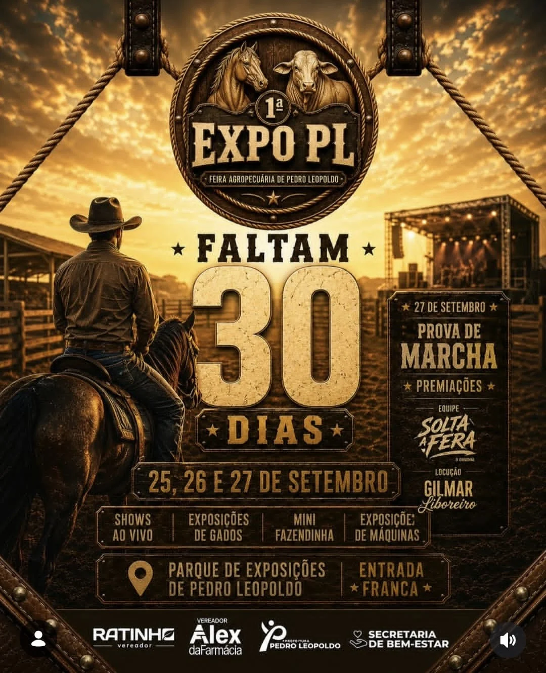 Pedro Leopoldo se prepara para a primeira Expo PL