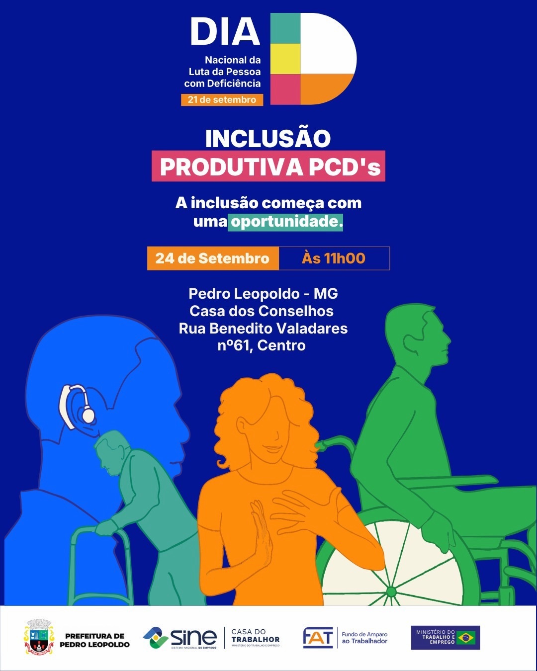 Pedro Leopoldo promove Dia D com vagas de emprego para pessoas com deficiência