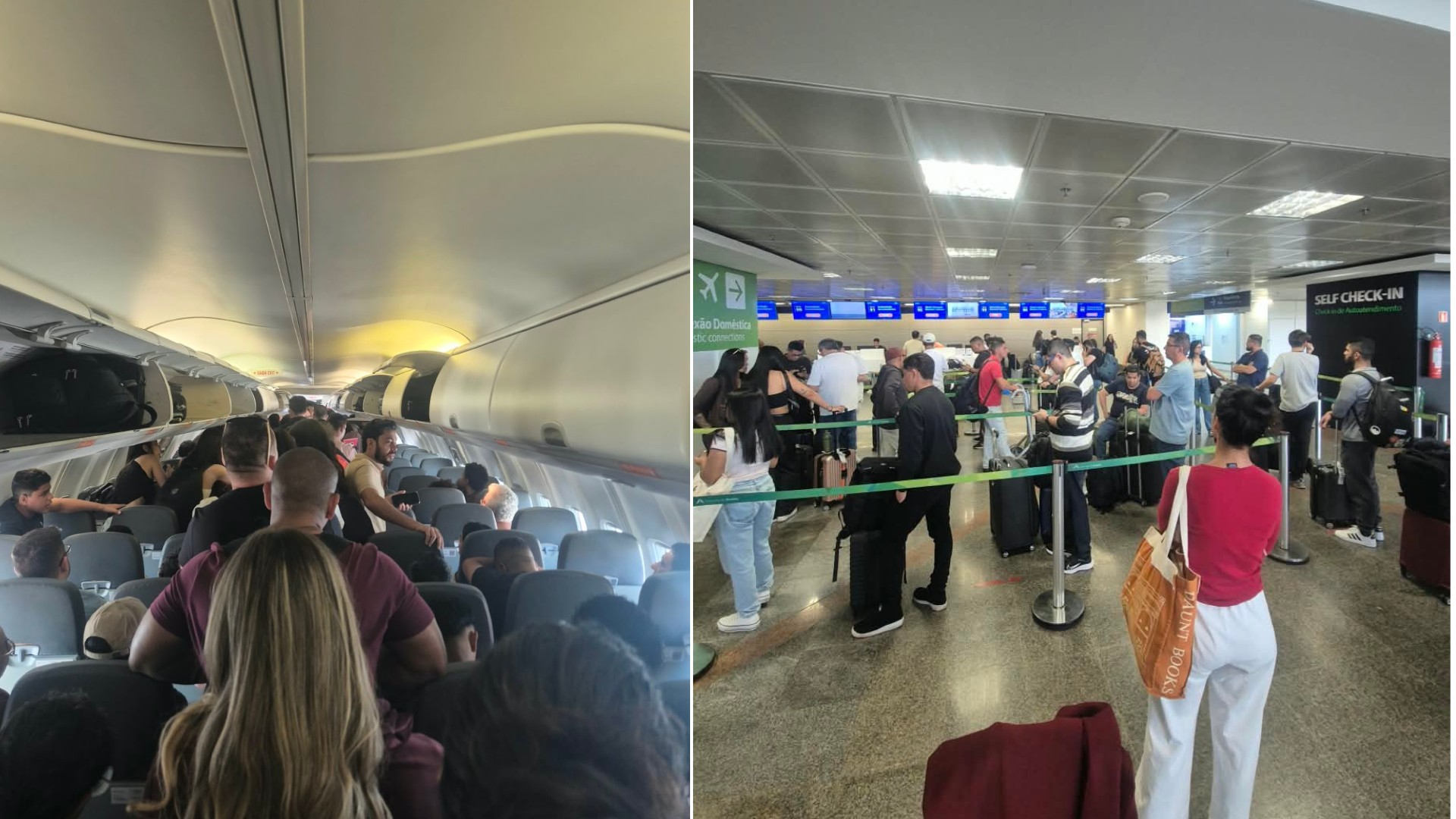 Voo de Brasília para o Rio de Janeiro é cancelado por problemas técnicos