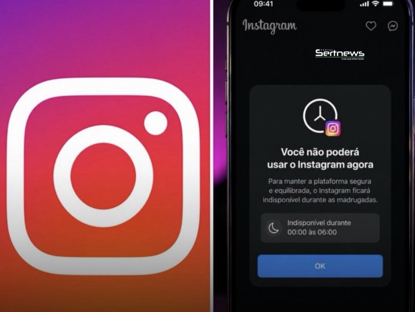 Instagram terá bloqueio de madrugada a partir do dia 6