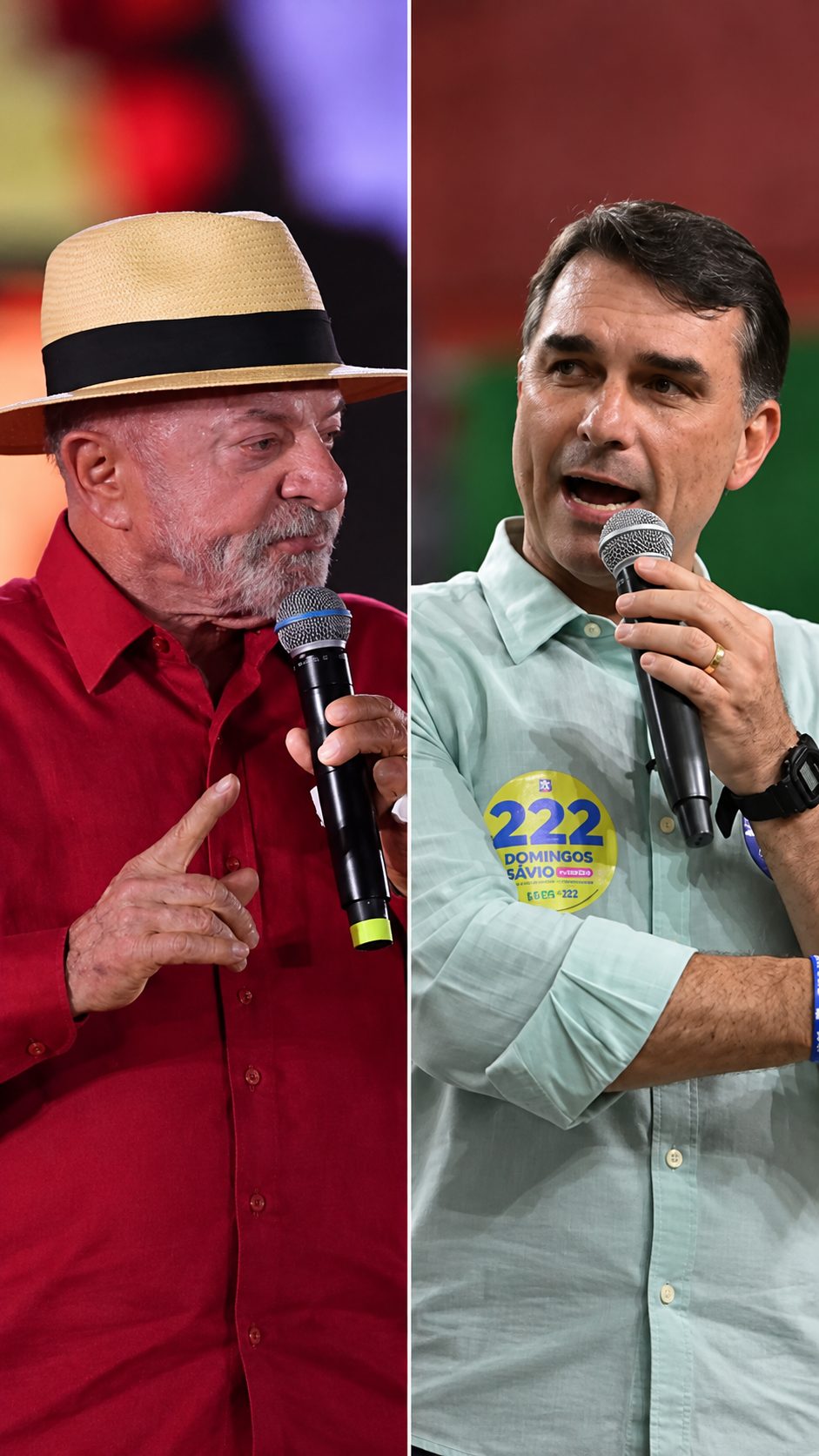 Lula e Flávio Bolsonaro terão três debates na TV antes do segundo turno