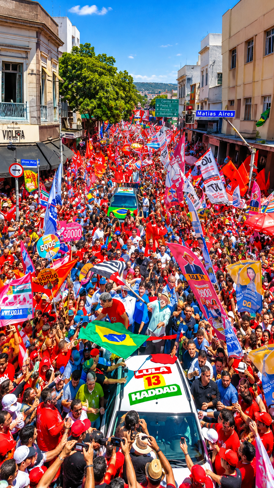 Lula encerra campanha em São Paulo e faz apelo aos eleitores na véspera da eleição