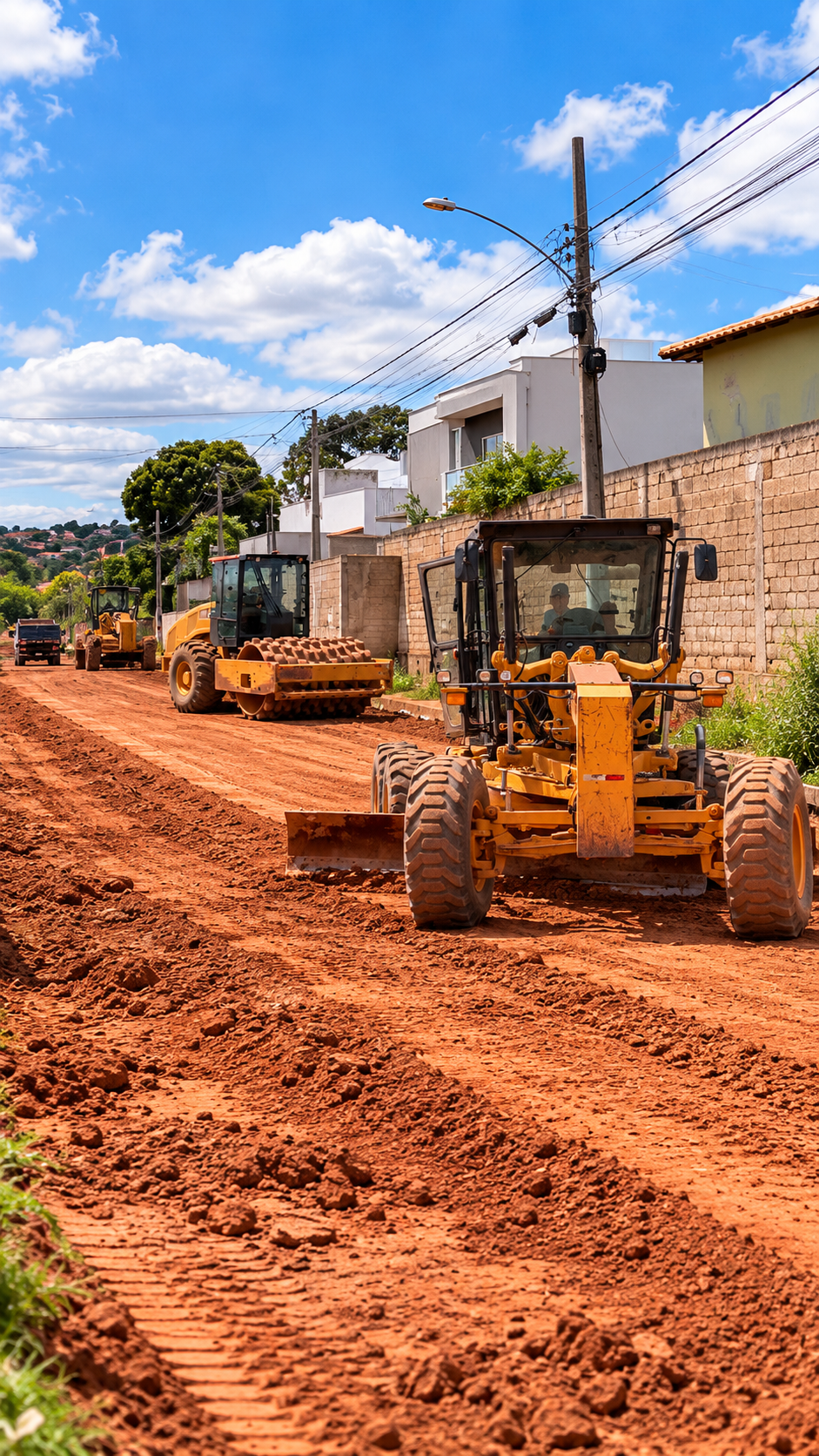 Programa Asfalto Novo inicia preparação de ruas no bairro São José, em Matozinhos