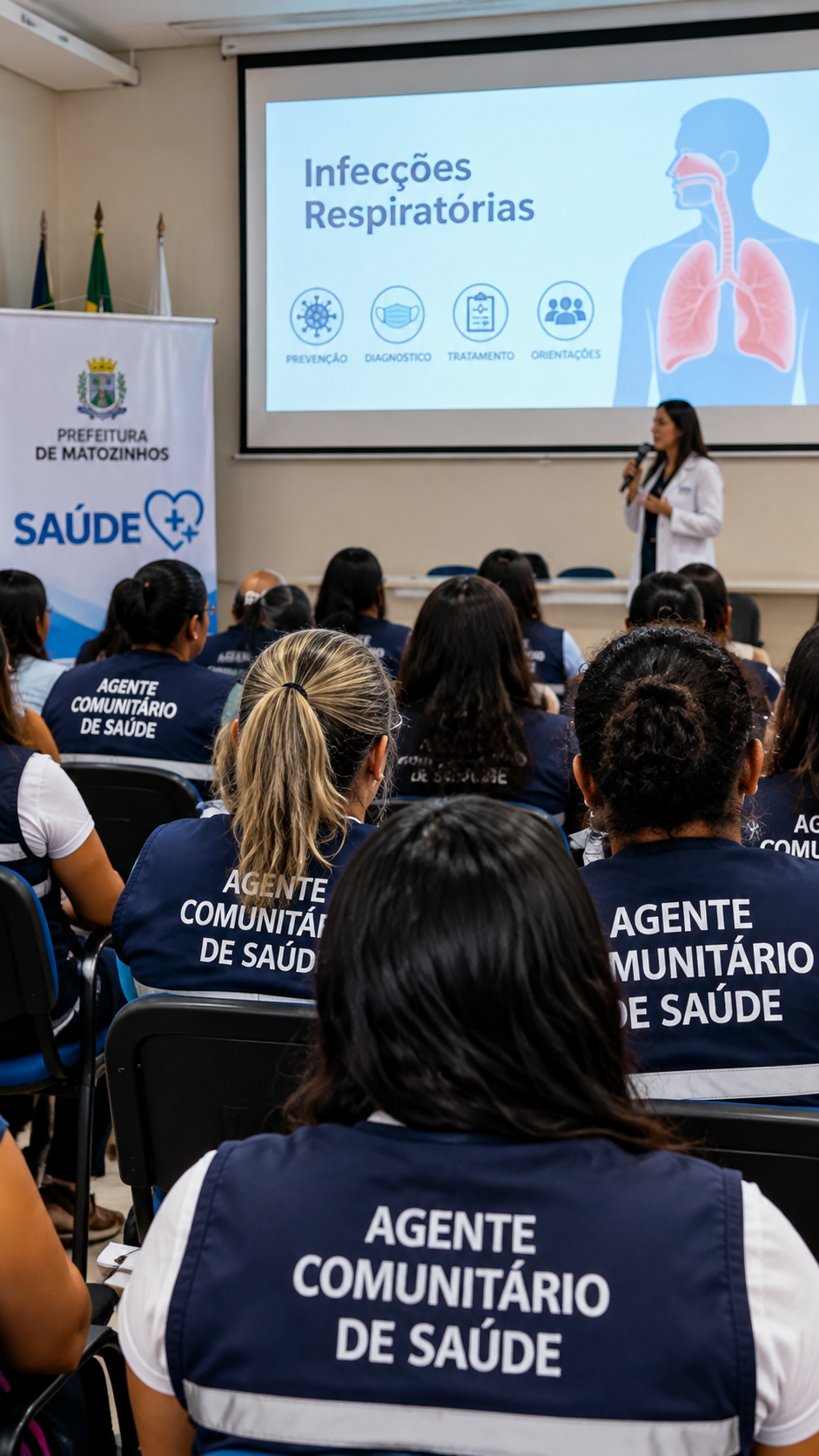 Agentes de saúde terão seminário sobre infecções respiratórias em Matozinhos