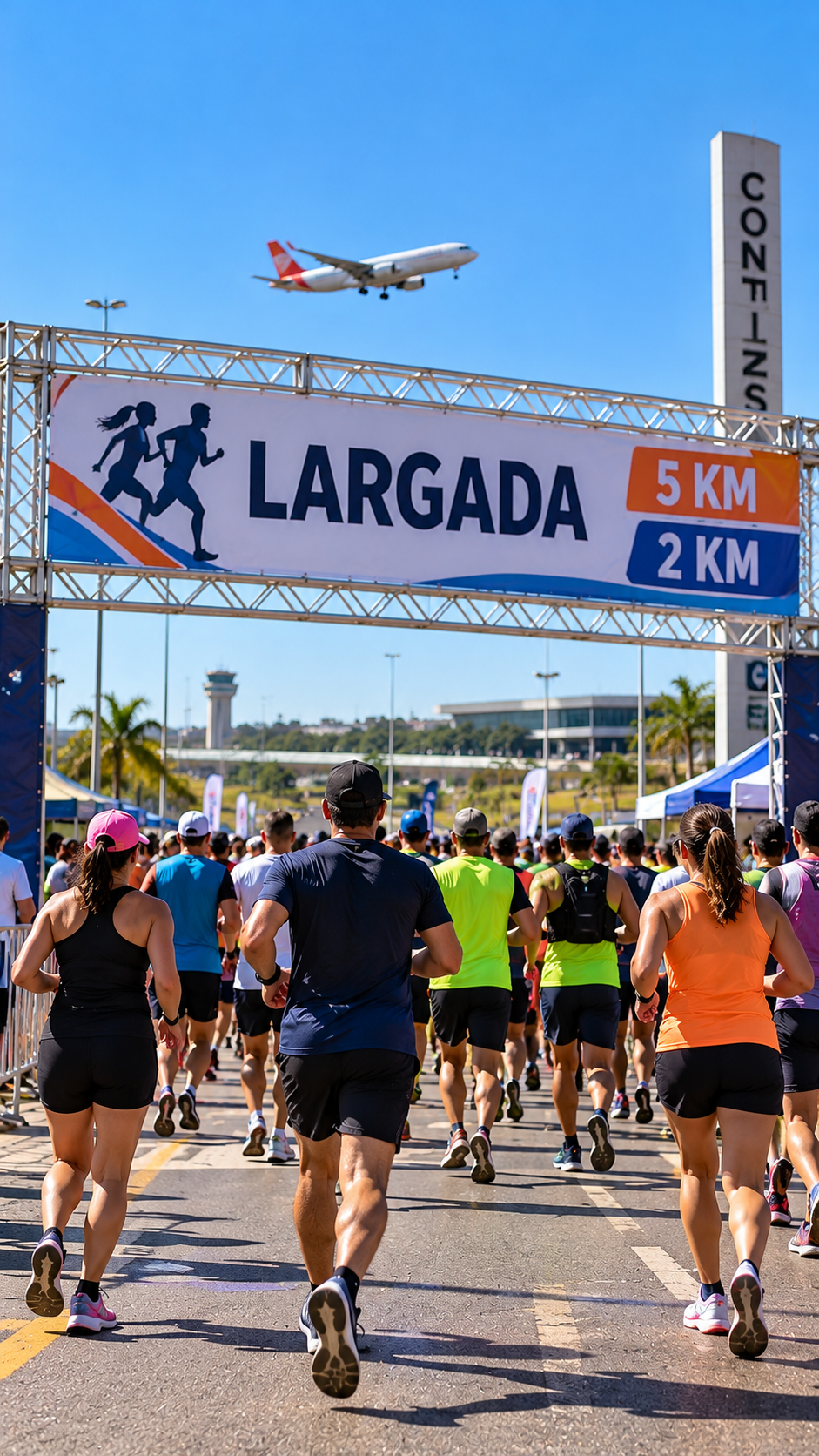 Confins recebe corrida de 5 km e caminhada de 2 km em novembro
