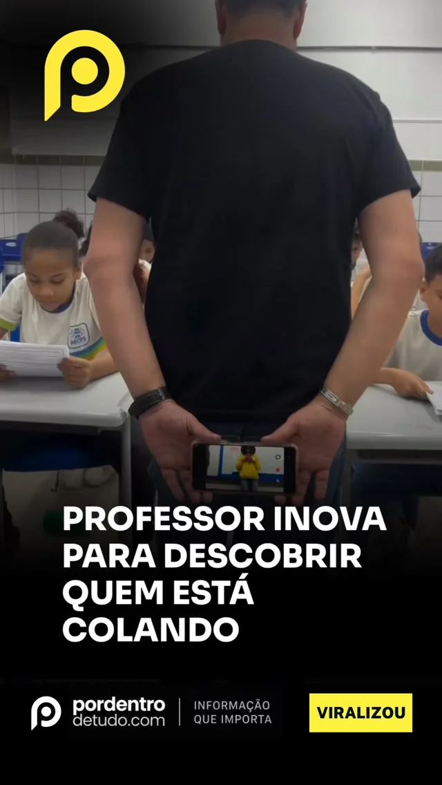 VIRALIZOU: Professor usa técnica inusitada para descobrir alunos colando durante prova