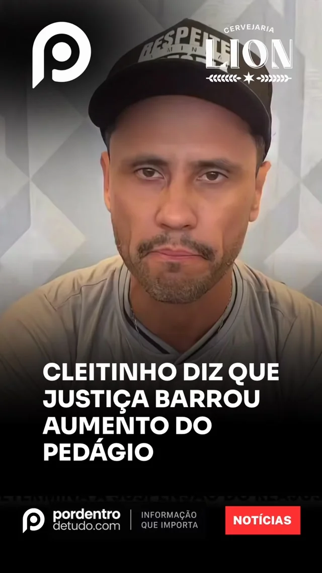 VÍDEO: Cleitinho afirma que Justiça barrou aumento do pedágio em Minas