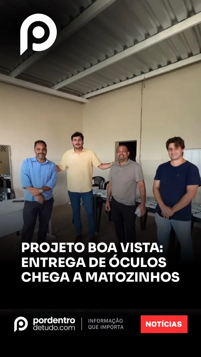 VÍDEO: Projeto Boa Vista realiza entrega de óculos em Mocambeiro e segue para Matozinhos