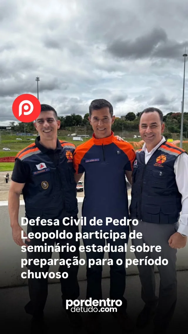 VÍDEO: Defesa Civil de Pedro Leopoldo participa de seminário estadual sobre preparação para o período chuvoso