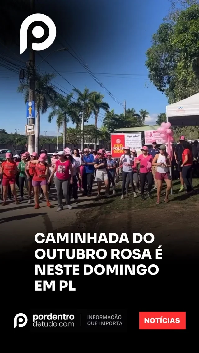 VÍDEO: Caminhada do Outubro Rosa acontece neste domingo em Pedro Leopoldo