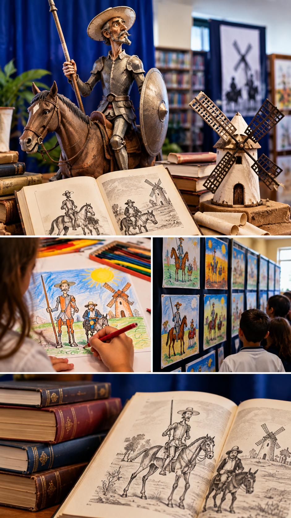 Matozinhos recebe Mostra Literária sobre Dom Quixote com concurso de desenhos