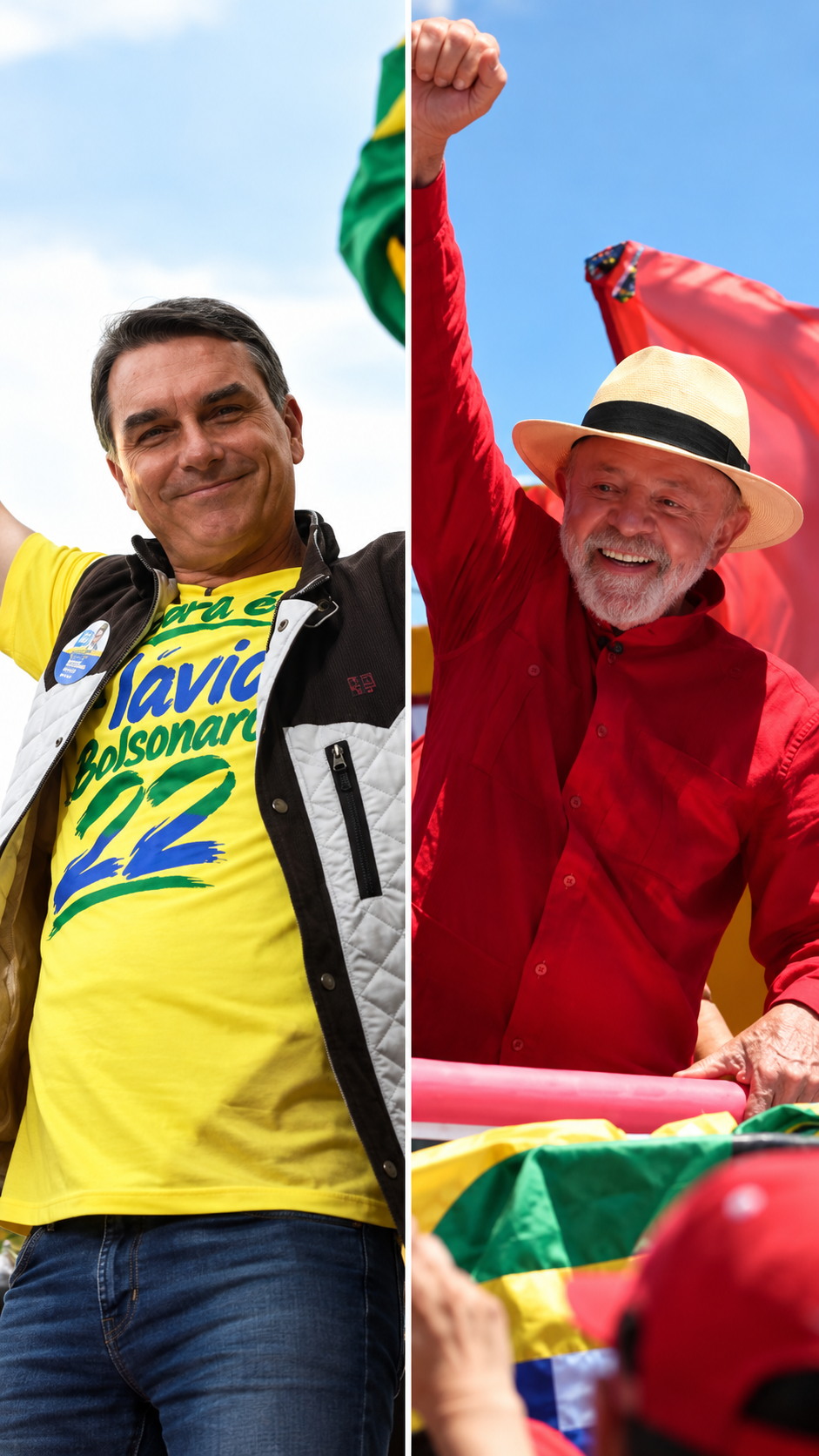 Lula e Flávio Bolsonaro miram a classe C com propostas econômicas antes do 2º turno