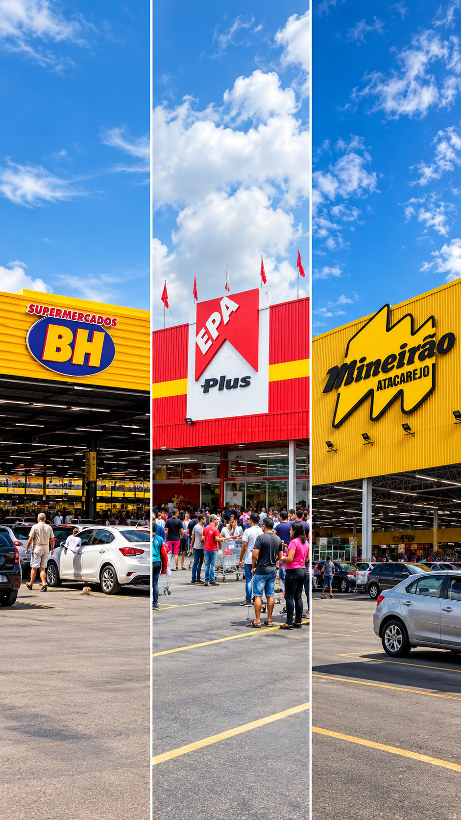 Supermercados BH compra 114 lojas do Epa e Mineirão em Minas Gerais
