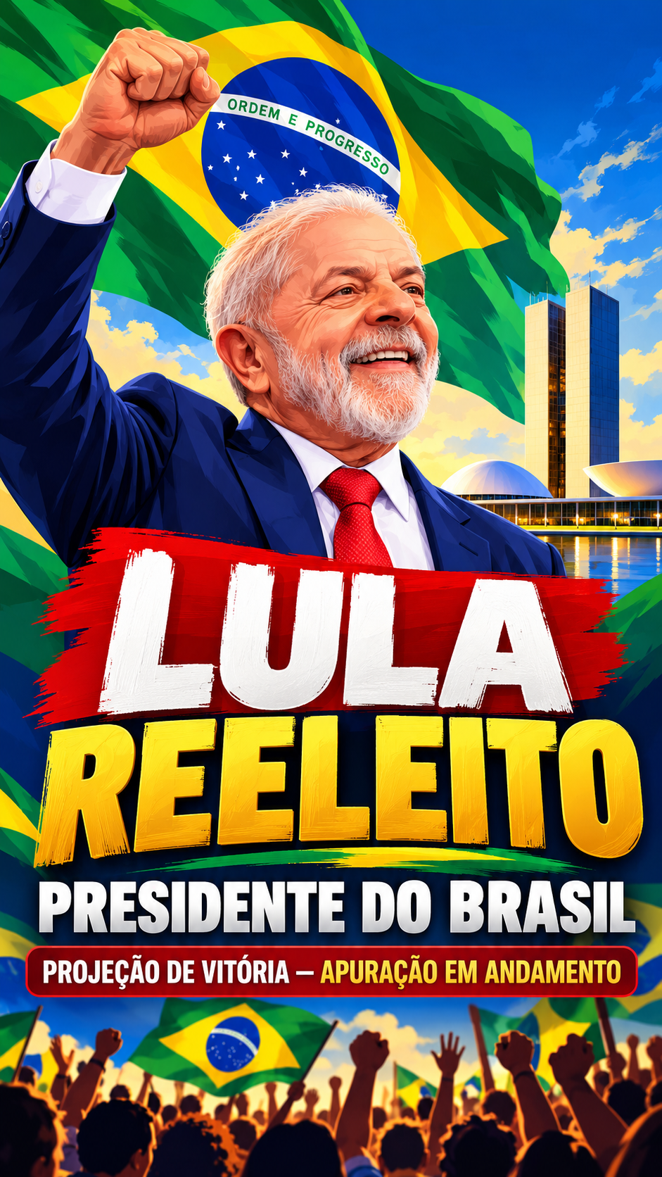 Lula é reeleito presidente do Brasil