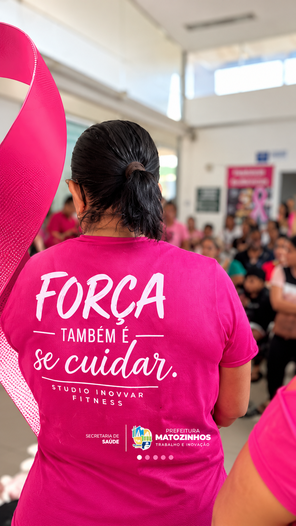 UBS Cruzeiro promove ação do Outubro Rosa em Matozinhos