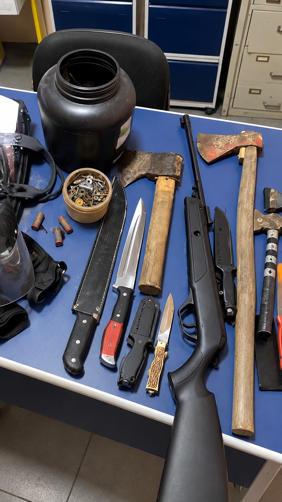 Adolescente fica gravemente ferido com bomba caseira e polícia descobre plano de ataque a escola