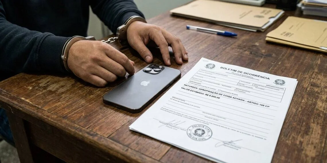 Jovem é indiciado após formatar iPhone de R$ 9 mil encontrado em praça