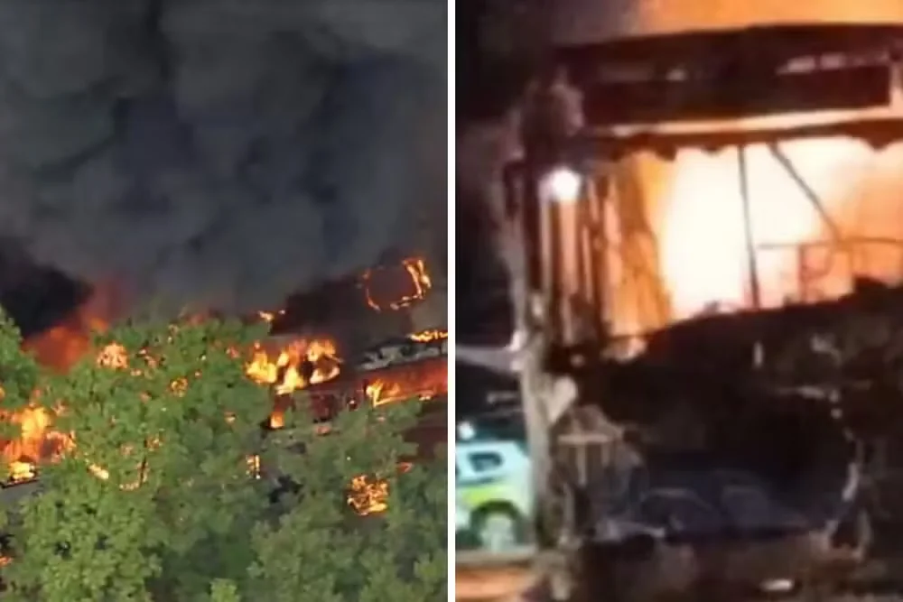 Dois ônibus são incendiados em menos de 24 horas em Minas Gerais; suspeitos são detidos