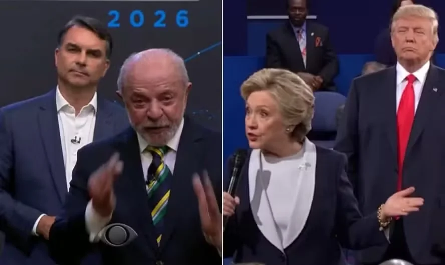 Estratégia de Flávio Bolsonaro atrás de Lula em debate é comparada à de Trump em 2016