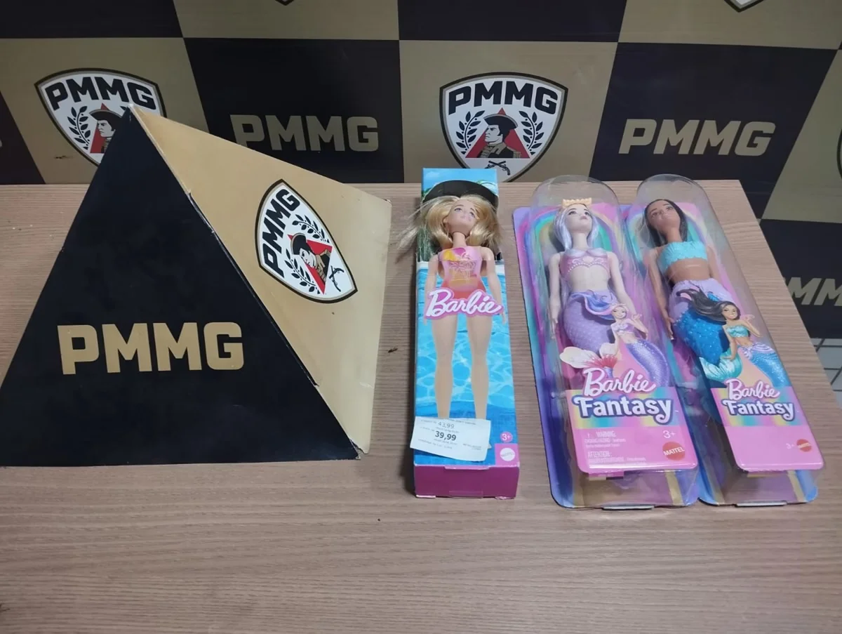 Homem é preso após furtar três bonecas Barbie de farmácia em MG