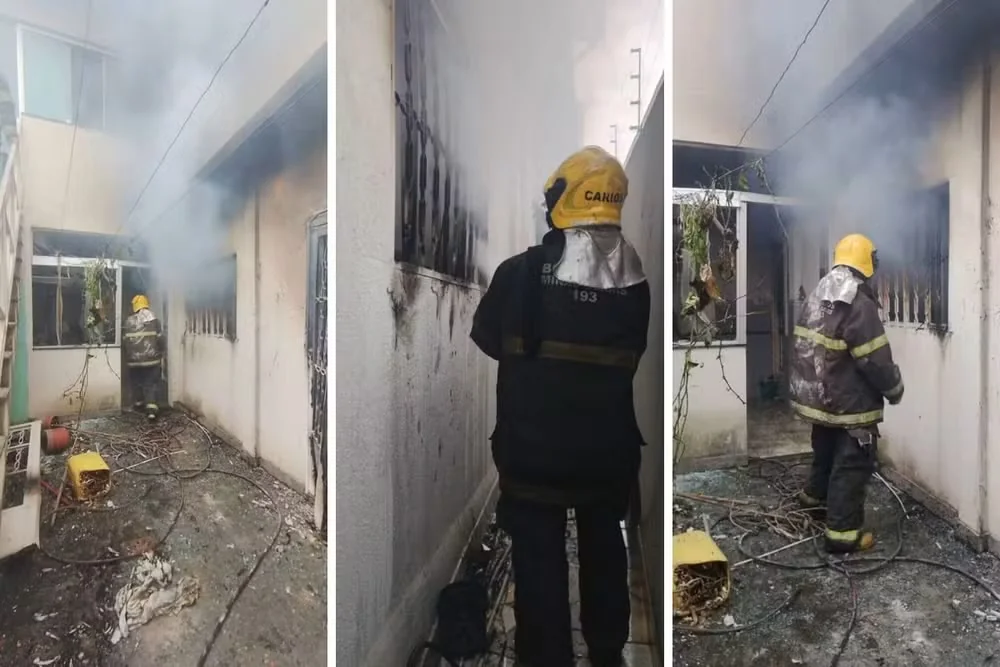 Mulher morre carbonizada após incêndio provocado por possível explosão de gás em Contagem