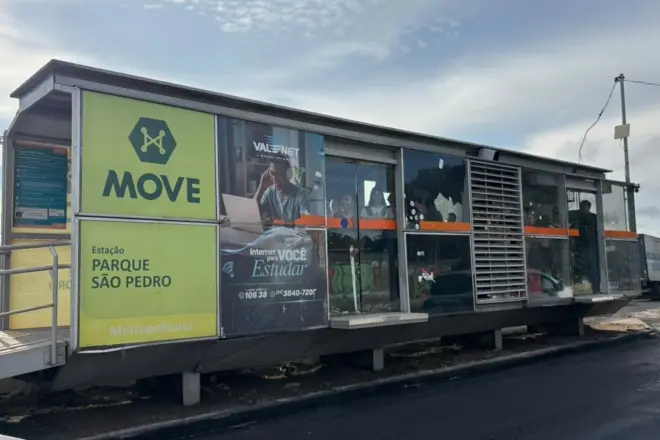 Estação do Move é reaberta, mas obras provocam congestionamento de mais de 3 km na MG-010
