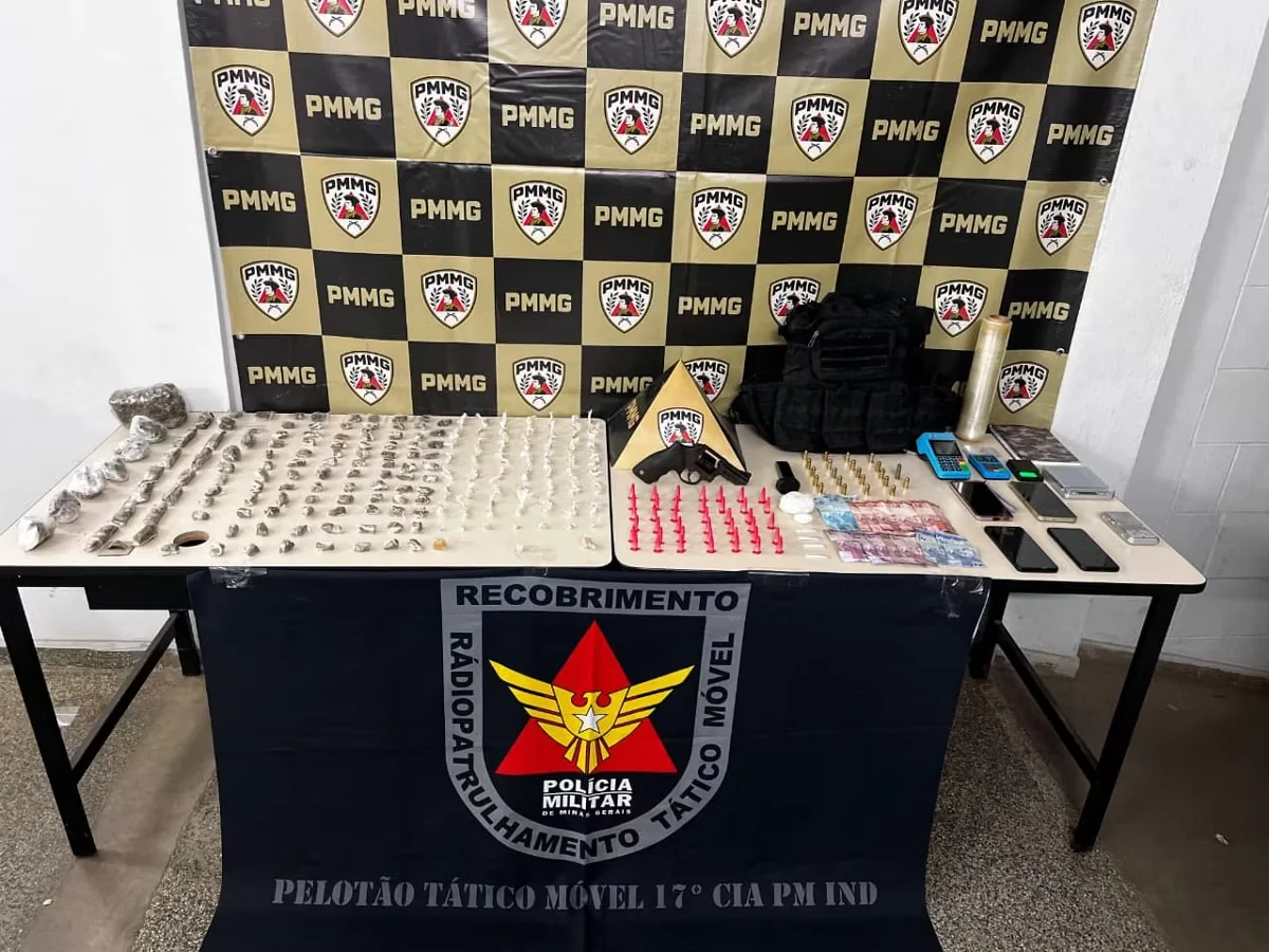 Dois suspeitos de matar jovem são presos com armas e drogas em Minas