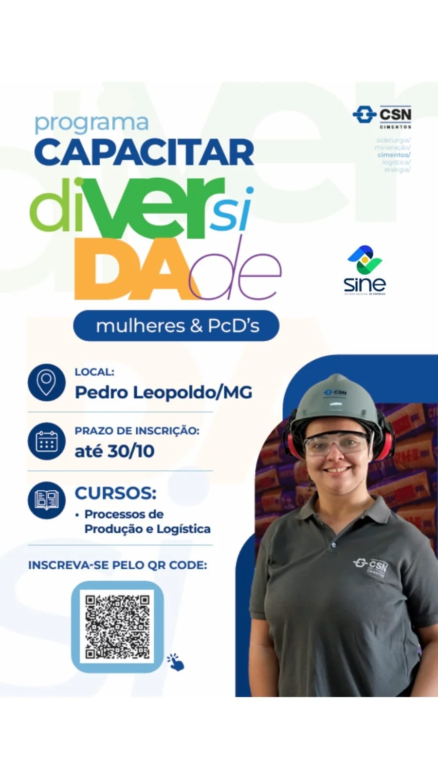 Curso gratuito abre oportunidade para mulheres e pessoas com deficiência em Pedro Leopoldo