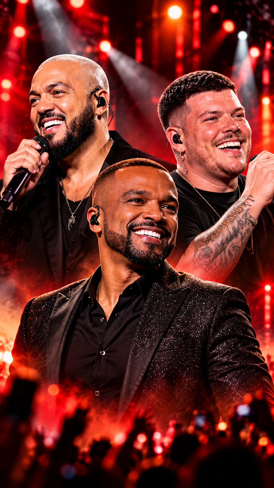 Belo, Alexandre Pires e Ferrugem se apresentam juntos em BH em dezembro
