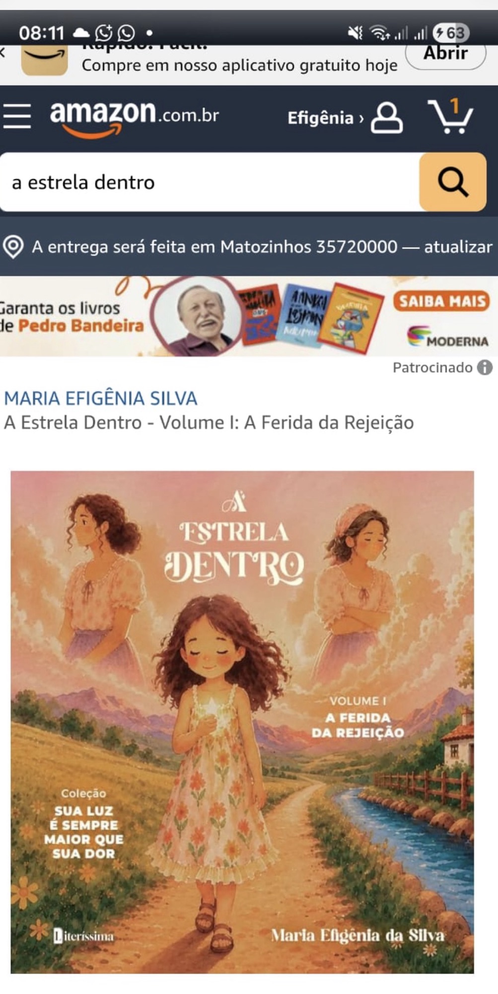 Escritora de Matozinhos lança livro sobre rejeição e pertencimento na Amazon