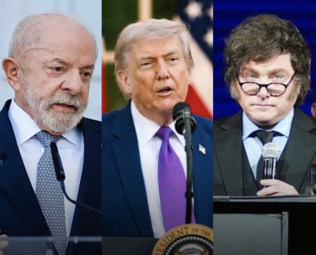 Lula pretende convidar Trump e Milei para cerimônia de posse em 2027
