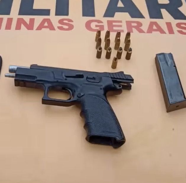 Homem é preso com pistola e munições durante operação da PM em Sete Lagoas