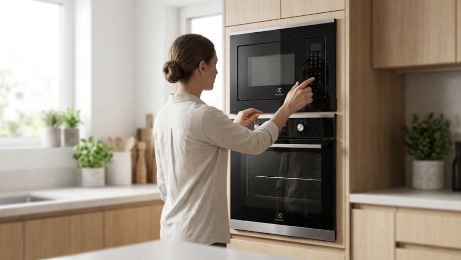 Integração entre forno e micro-ondas libera espaço na cozinha