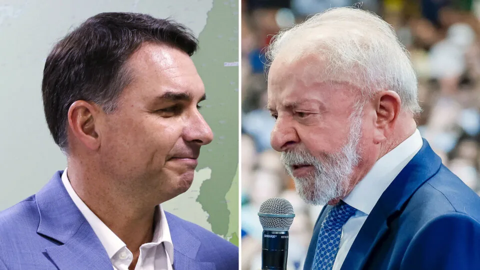 Flávio Bolsonaro e Lula têm menor diferença no 1º turno desde a redemocratização